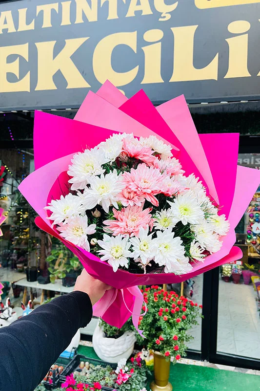 Karışık Papatya Mevsim Buketi